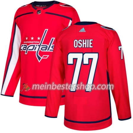 Washington Capitals T.J. Oshie 77 Adidas 2017-2018 Rot Trikot Authentic - Herren